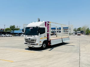 Hino FC9J 210แรง ปี67 คอกเปิดรอบด้าน ยาว6.6เมตร ไมล์น้อยมาก