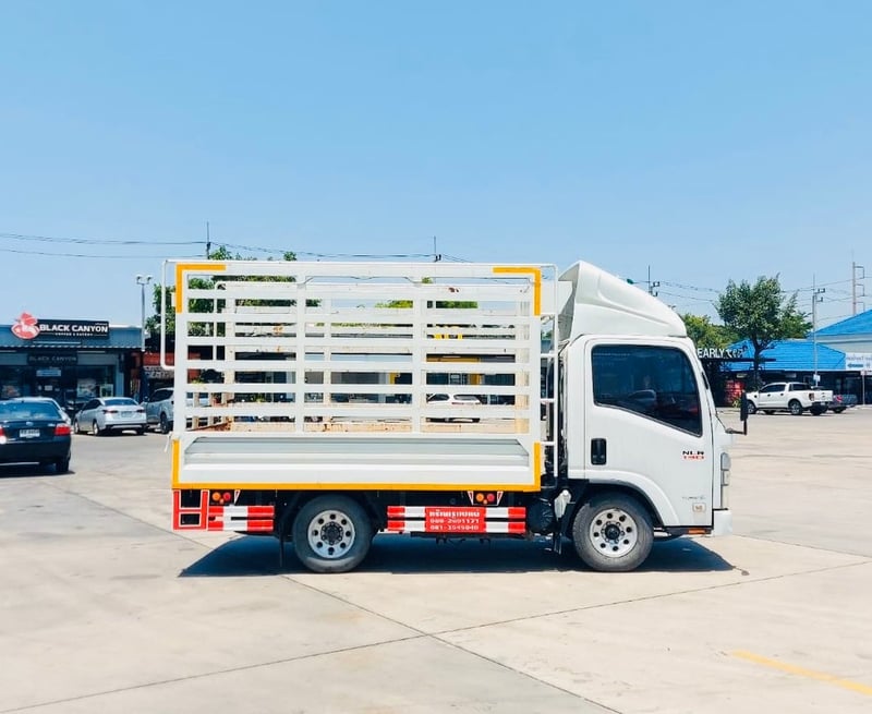 ISUZU NLR130 ปี66 กระบะคอก ยาว3.2เมตร ไมล์น้อย