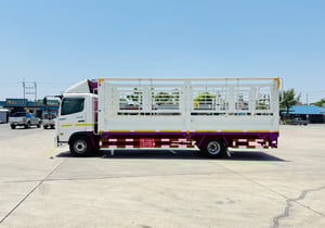 Hino FC9J 210แรง ปี67 คอกเปิดรอบด้าน ยาว6.6เมตร ไมล์น้อยมาก