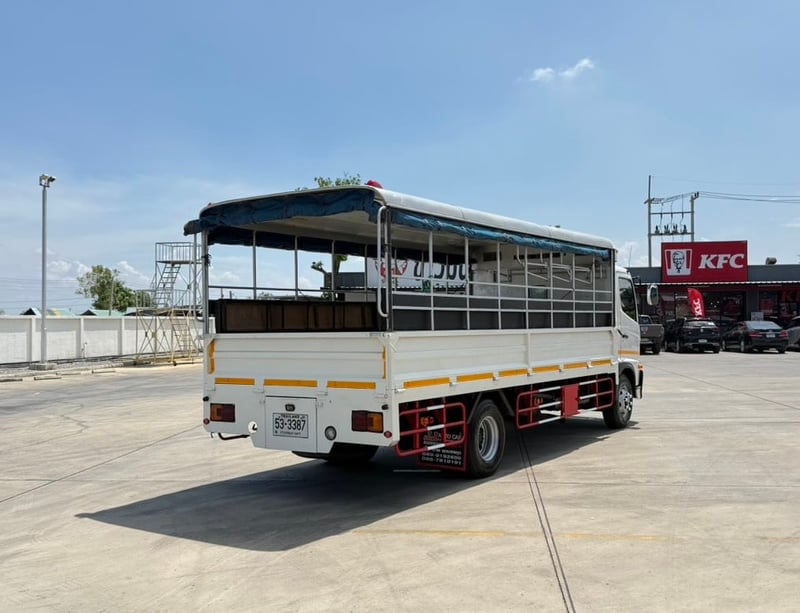HINO NEW FC9J 175 เเรง กระบะบรรทุกมีหลังคารับส่งพนักงาน 5.60 เมตร HINO NEW FC9J 175 เเรง กระบะบรรทุกมีหลังคารับส่งพนักงาน 5.60 เมตร