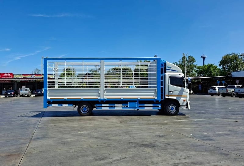 Hino FC9J 175แรง ปี67 คอกสูง ยาว6.55เมตร รถสวย ไมล์น้อย