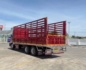 Hino FL8J 260แรง ปี66 คอกยาว7.55เมตร ไมล์น้อย รถสวยพร้อมใช้งาน