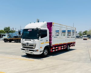 Hino FC9J 210แรง ปี67 คอกเปิดรอบด้าน ยาว6.6เมตร ไมล์น้อยมาก