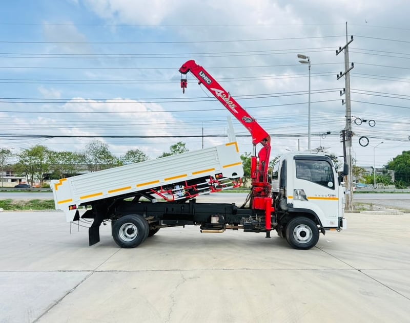 ISUZU FRR210 ดั้มพ์ติดเครน ปี66 กระบะเหล็ก ยาว4.5เมตร เครน 3ตัน 3ปลอก ISUZU FRR210 ดั้มพ์ติดเครน ปี66 กระบะเหล็ก ยาว4.5เมตร เครน 3ตัน 3ปลอก
