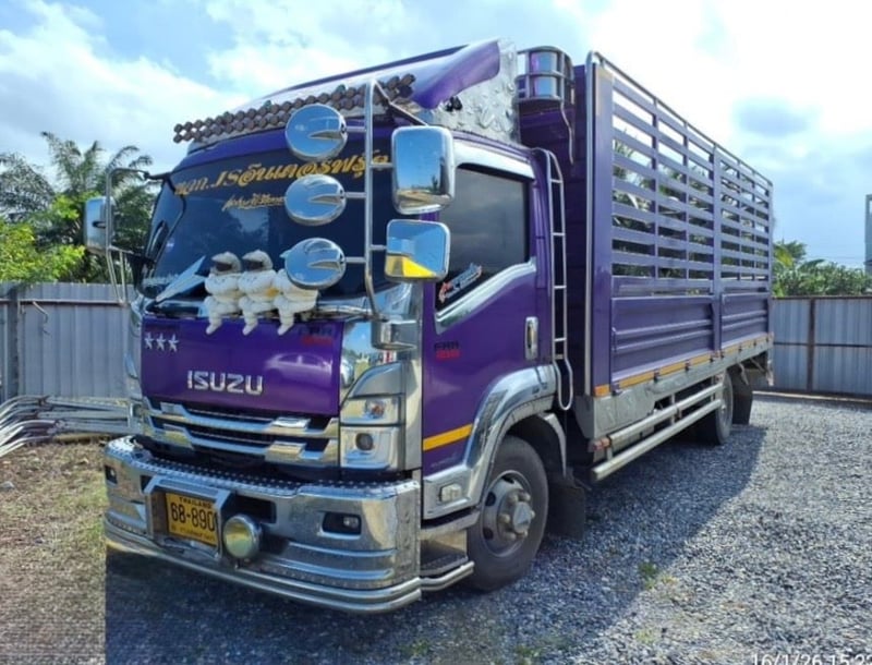 ISUZU FRR210 ปี66 คอกต่ออู่ช่างยุธหนองโพ ยาว6.5เมตร 