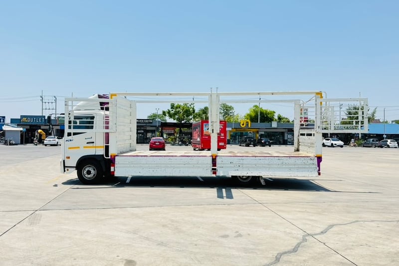 Hino FC9J 210แรง ปี67 คอกเปิดรอบด้าน ยาว6.6เมตร ไมล์น้อยมาก