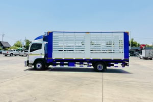 ISUZU FRR210 ปี64 กระบะคอก ยาวใน 6.45เมตร ยางใหม่6เส้น