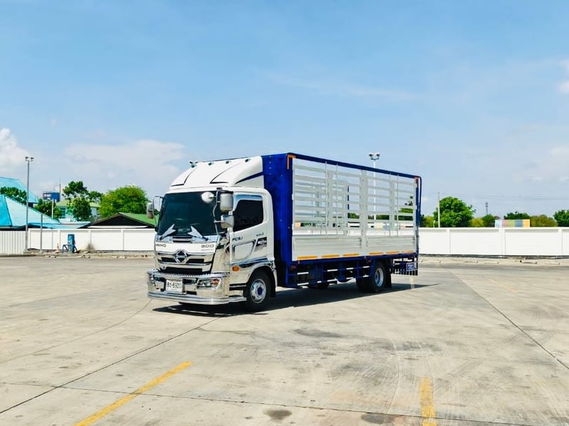 Hino  FC9J 210แรง ปี66 คอกเปิดได้รอบด้าน ยาวใน6.65เมตร