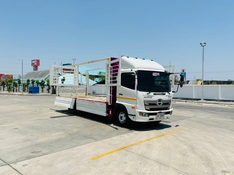 Hino FC9J 210แรง ปี67 คอกเปิดรอบด้าน ยาว6.6เมตร ไมล์น้อยมาก