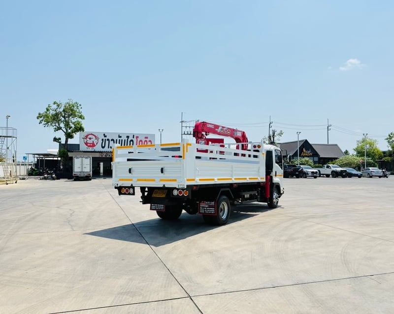 ISUZU FRR210 ปี66 ดั้มพ์ ติดเครน 3ตัน 3ปลอก