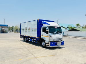 ISUZU FRR210 ปี64 กระบะคอก ยาวใน 6.45เมตร ยางใหม่6เส้น