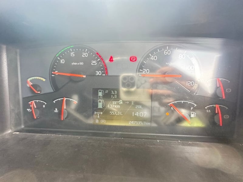 VOLVO FM13 400แรงม้า รถบรรทุก 10ล้อ พื้นเรียบ ปี2011