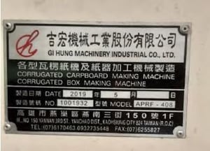 เครื่องพิมพ์ 4 สีสล็อตโรเตอรี่ไดคัท GI HUNG APRF 408 เครื่องพิมพ์ 4 สีสล็อตโรเตอรี่ไดคัท GI HUNG APRF 408