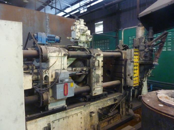 เครื่องฉีดหล่อแบบอะลูมิเนียม Clamping Force 250 ตัน