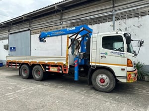 HINO FL 212แรงม้า รถหัวลากติดเครน ปี2006 เลขไมล์ 13,714 กม. HINO FL 212แรงม้า รถหัวลากติดเครน ปี2006 เลขไมล์ 13,714 กม.