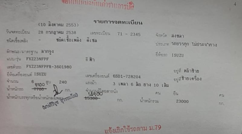 ขายหัวลาก isuzu 240