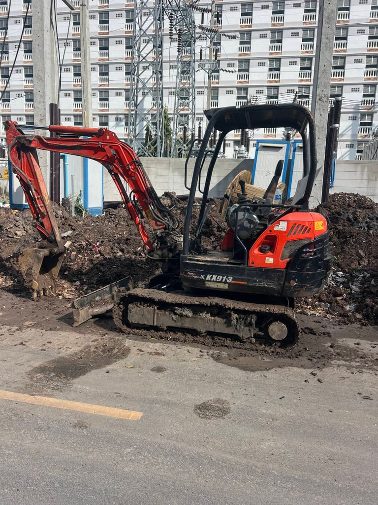 ขายรถขุดคูโบต้า KX91-3  ขายรถขุดคูโบต้า KX91-3