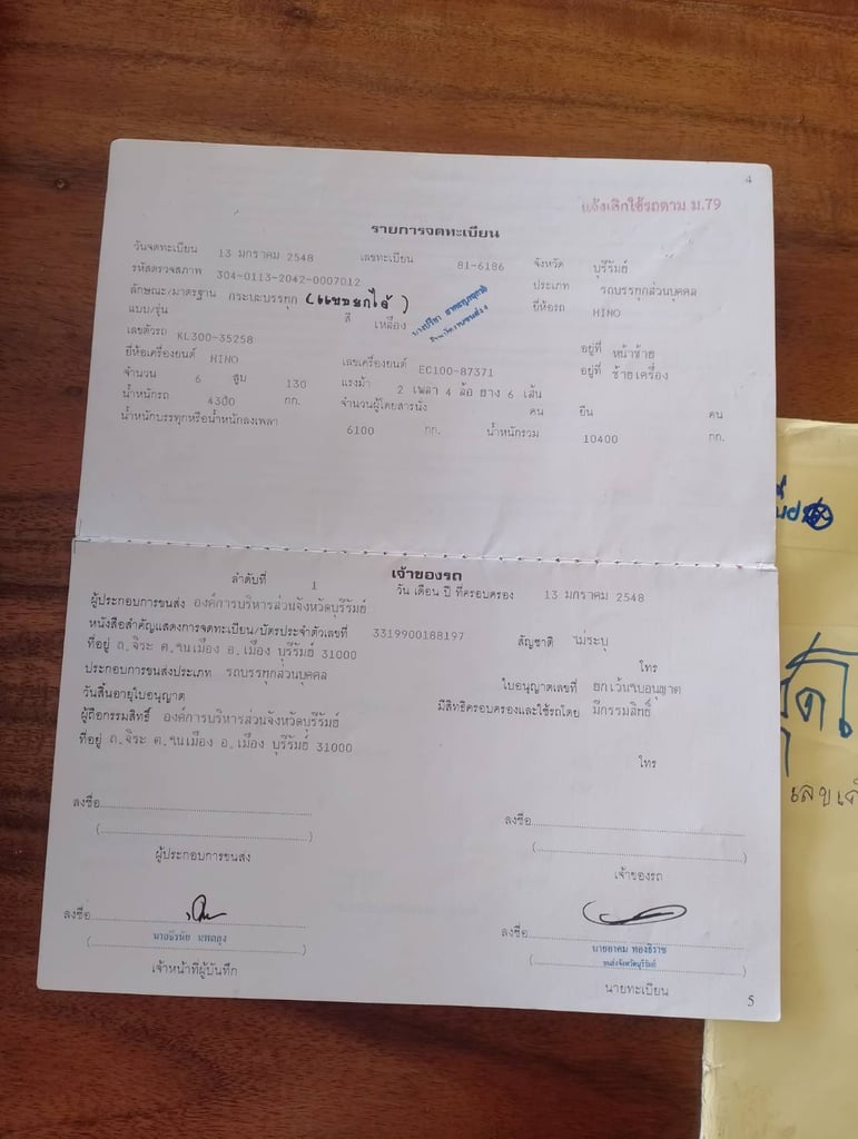 ขายรถหกล้อดั้มฮีโน่ 130แรง