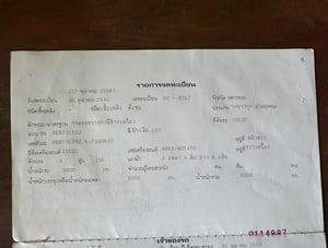 ISUZU NKR รถบรรทุก 6ล้อ กระบะคอกสูง ปี2002 เลขไมล์น้อยกว่า 500,000 กม.