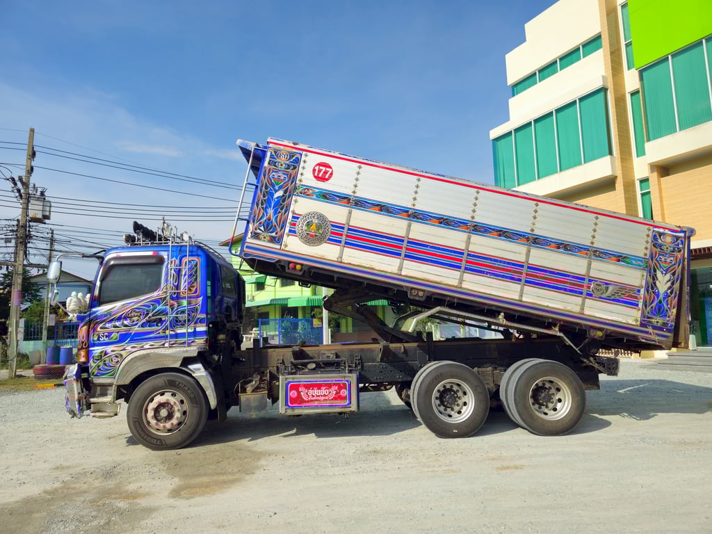 สด ลด VAT สิบล้อดั้มพ์ HINO FM1A 344  ปี 2560 (0063)