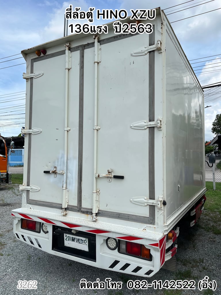 🚚 สี่ล้อตู้ HINO XZU 136แรง  ปี2563🚚 (3262)