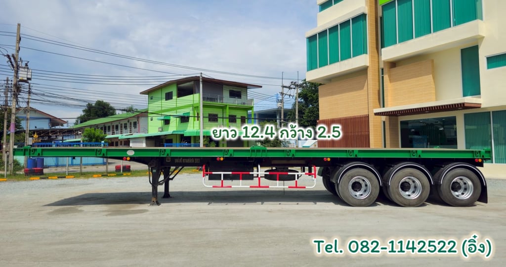 #หางพื้นเรียบ สามเพลา อู่ RCK ปี 2560 (6737)