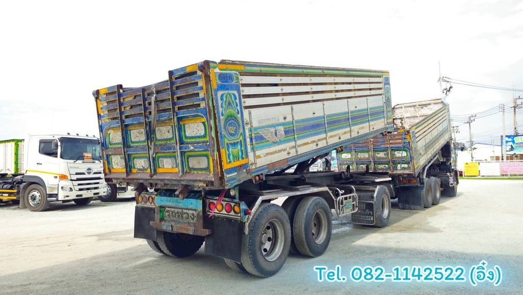 #สิบล้อดั้มพ์แม่ลูก Hino FM1A 344 แรงม้า ปี 2556 (3163) #สิบล้อดั้มพ์แม่ลูก Hino FM1A 344 แรงม้า ปี 2556 (3163)