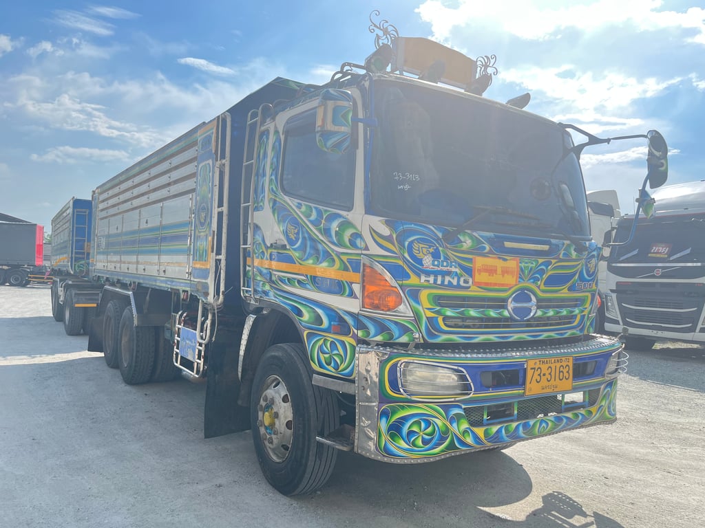 🚚💨 #ดั้มพ่วงแม่ลูก 344 ปี 56 อู่ สหกิจ 🚚💨 (3113,3114) 