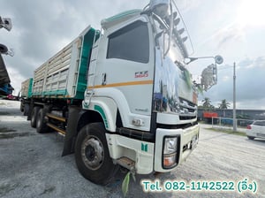 #สิบล้อดั้มพ่วง ISUZU FXZ 360 แรงม้า ปี2565 กระบะสามมิตรแท้ (9575)