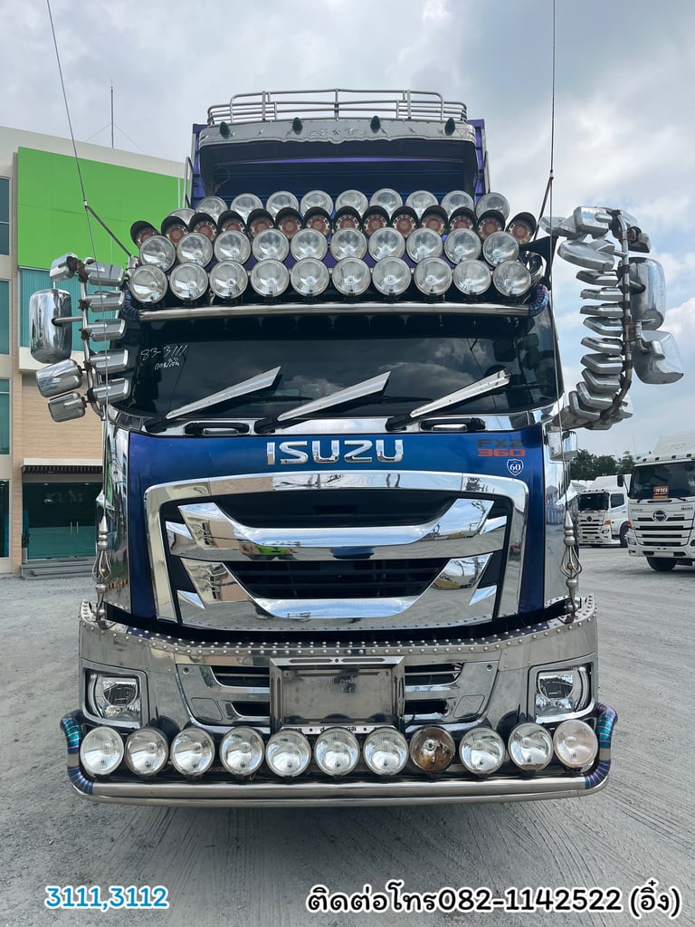 🚚💨#สิบล้อดั้มแม่ลูก ISUZU FXZ 360 แรง ปี 2566  หน้าจิ้กก้า หล่อๆ 🚚💨(3111,3112)