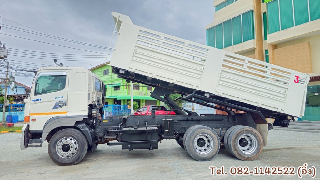 #สิบล้อดั้มพ์ HINO FM1A 344 แรง ปี 2560 (2539)