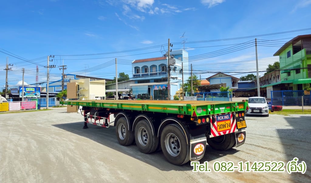 หางพื้นเรียบ สามเพลา อู่ RCK ปี 2566(5612) หางพื้นเรียบ สามเพลา อู่ RCK ปี 2566(5612)