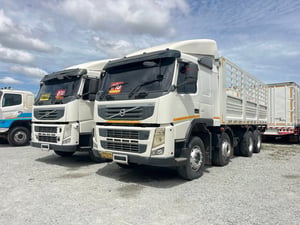 VOLVO FM 440แรงม้า รถบรรทุก 12ล้อ กระบะคอกสูง ปี2013