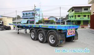 หางพื้นเรียบ สามเพลา อู่ CIMC ปี 2564(8294) หางพื้นเรียบ สามเพลา อู่ CIMC ปี 2564(8294)