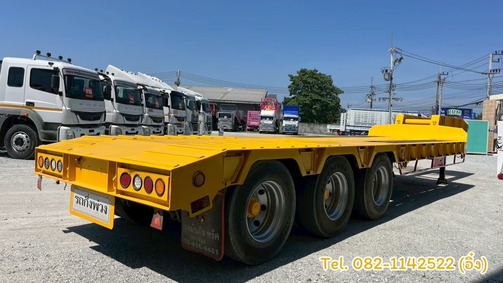 🚚💨 หางโลเบท สามเพลา  อู่อุ่นหมั่นกิจ ปี 2562 (0929)