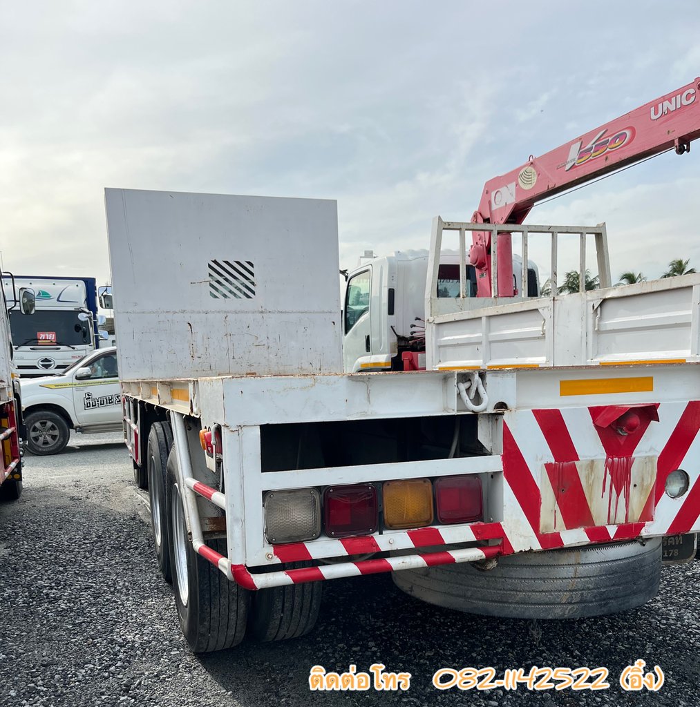 🚚 ISUZU FVZ 300แรงม้า รถบรรทุก 10ล้อ พื้นเรียบ ปี2014 (0812)