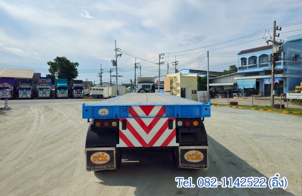 หางพื้นเรียบ สามเพลา อู่ RCK ปี 2565 (4437) หางพื้นเรียบ สามเพลา อู่ RCK ปี 2565 (4437)