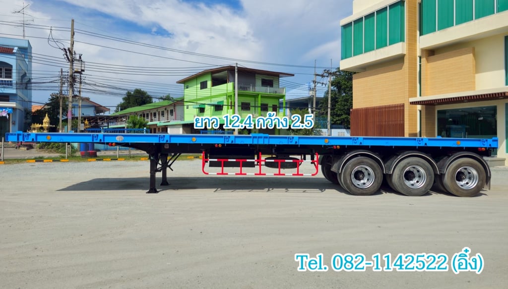  หางพื้นเรียบ สามเพลา อู่ RCK  ปี 2561(4437)