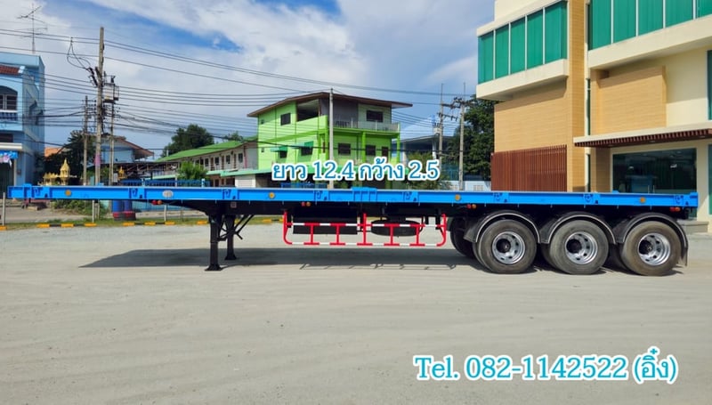 หางพื้นเรียบ สามเพลา อู่ RCK ปี 2561(4437) หางพื้นเรียบ สามเพลา อู่ RCK ปี 2561(4437)