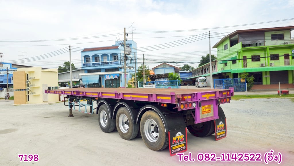 🚚💨 หางพื้นเรียบ สามเพลา อู่ panusmawim ปี 2555 (7198) 🚚💨 หางพื้นเรียบ สามเพลา อู่ panusmawim ปี 2555 (7198)