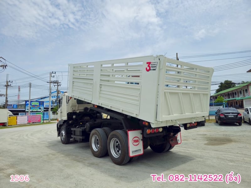 #สิบล้อดั้มพ์ HINO FM1A 344 แรง ปี 2566 กระบะดั้มสามมิตรแท้ (1506)