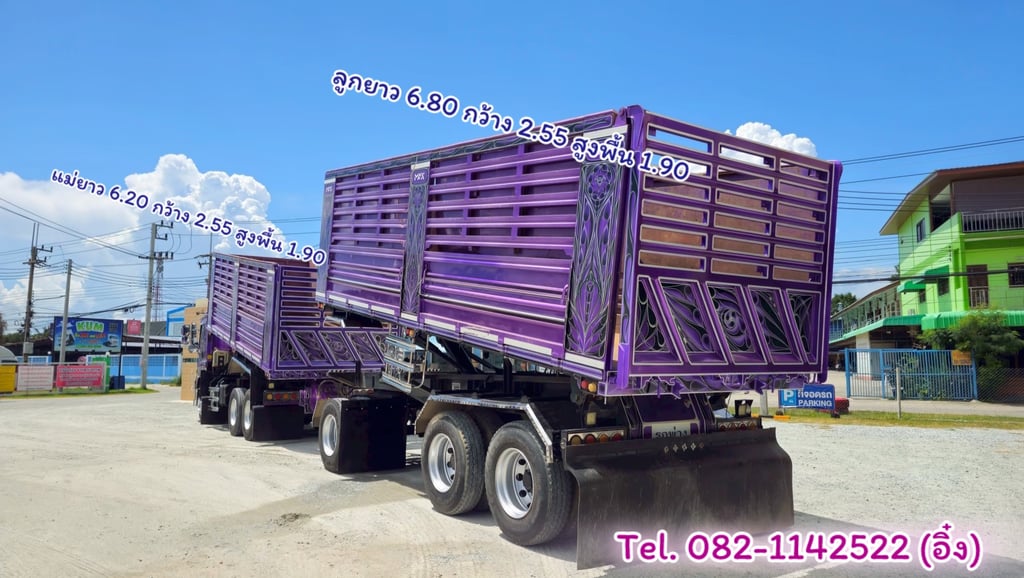 #สิบล้อดั้มเกษตรชุดใหญ่แม่ลูก ISUZU FXZ 360 แรง ปี 2566 (9107,9108)