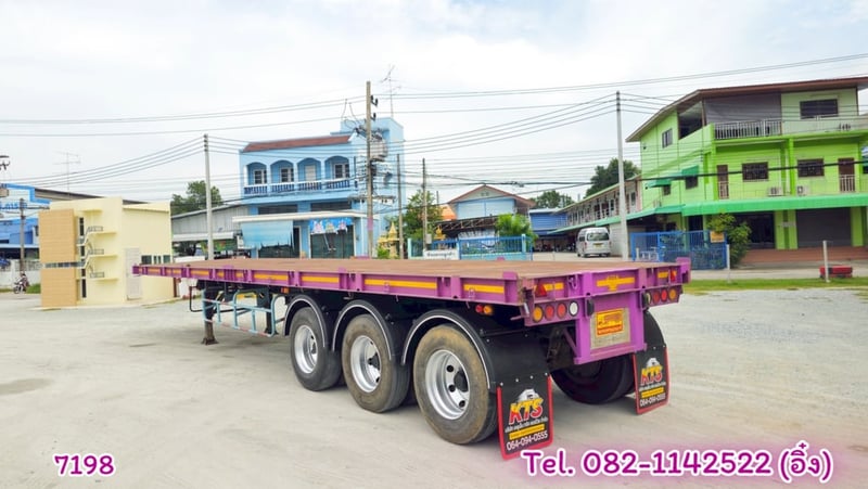 หางพื้นเรียบ สามเพลา อู่ panusmawim ปี 2555 (7197)