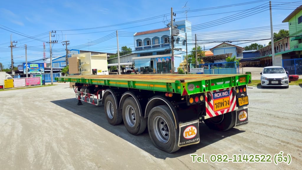 #หางพื้นเรียบ สามเพลา อู่ RCK ปี 2566 (5616) #หางพื้นเรียบ สามเพลา อู่ RCK ปี 2566 (5616)