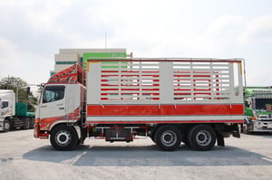 HINO FL 260แรงม้า รถบรรทุก 10ล้อ กระบะคอกสูง ปี2016 HINO FL 260แรงม้า รถบรรทุก 10ล้อ กระบะคอกสูง ปี2016