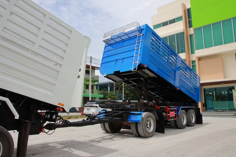 สิบล้อดั้มพ์ ISUZU FXZ 360 ปี 2565 + หางดั้มพ์ สามเพลา อู่เดอะฟินิกซ์ ปี 2565 (2235,3088)