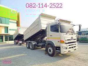 HINO FM รถบรรทุก 10ล้อ ดั้มพ์ ปี2017 เลขไมล์ 348,768 กม.