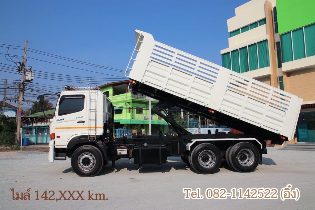 สิบล้อดั้มพ์ HINO FM1A 344 แรง ปี 2565 (2753) สิบล้อดั้มพ์ HINO FM1A 344 แรง ปี 2565 (2753)