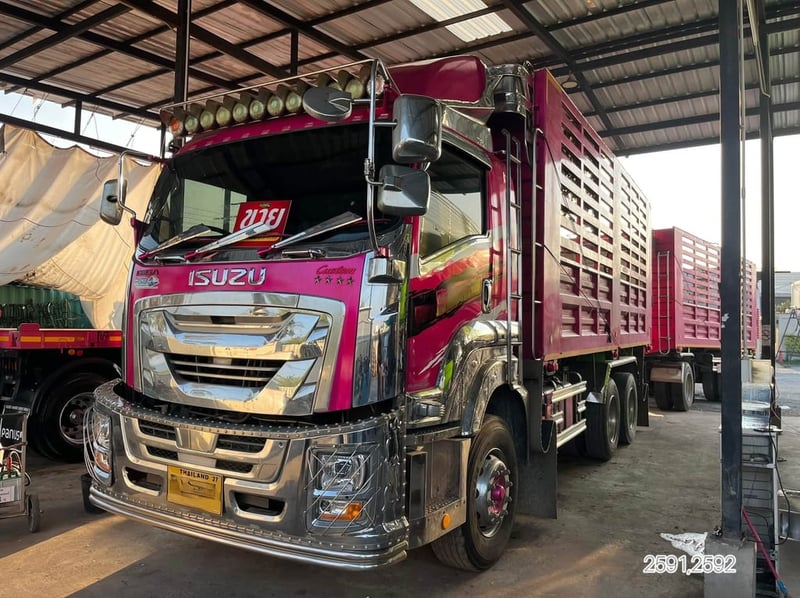 🔥บรรทุกได้ 31 ตัน 🔥มือเดียวป้ายแดง สิบล้อดั้มพ์ ISUZU FXZ 360 แรง ปี 2565 (2591,2592)