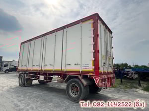 🚚💨หางพ่วงตู้ สองเพลา อู่ ปิติ ปี 2565 (3634)